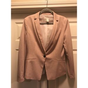 H&M blush blazer